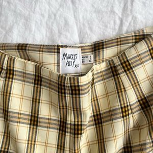 Brown Checkered Pants